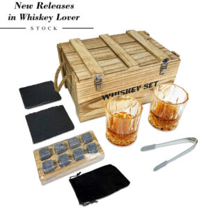 Xmas gifts custom 350ml whiskey glass set