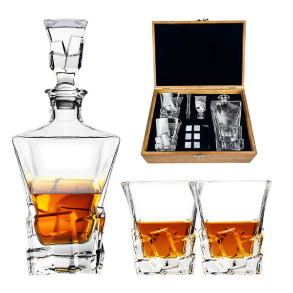 Whiskey Decanter Sets for Men Dad Husband