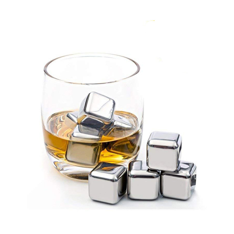 steel cubes for whiskey