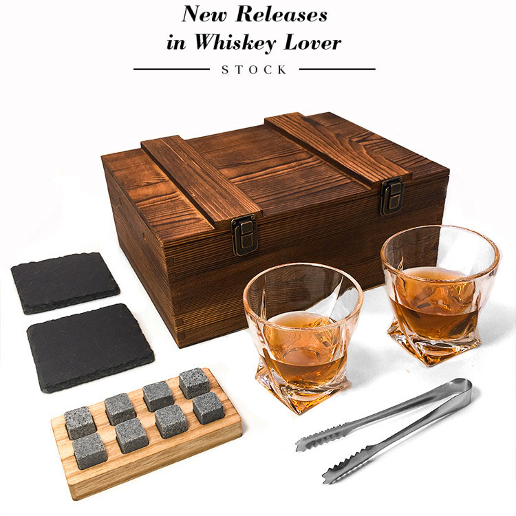 whiskey stone gift set