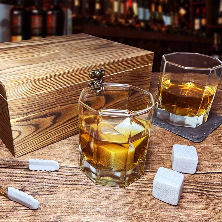 whiskey stones glasses