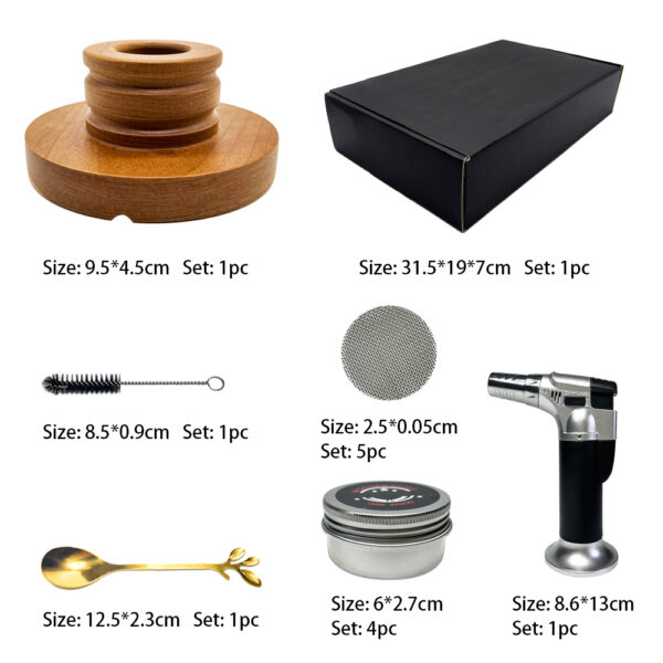 Specification of cocktail smoker kits